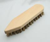 Waschbürste, Scheuerbürste mit dunkler Union-Fibre (zwei Naturfasern). Hergestellt in Todtnau von der Bürstenfabrik Keller GmbH, ein Traditionsunternehmen seit 1869.